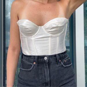 Vintage Victoria’s Secret White Cream Corset Top
